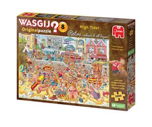 Wasgij Retro Original 8 High Tide | Jigsaw Puzzle for Adults 1000 Pieces| The Brain Teasing Jigsaw Puzzle | 68 x 49cm Display | Jumbo