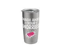 Wash Away Your Worries Soap Soaps Making Stainless Steel Insulated Tumbler