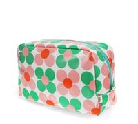 Wash Bag - Pink and Green Daisy