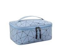 Wash Bag,Travel Wash Bag,Toiletry Bag Ladies Portable High Appearance Index Cosmetic Bag Large-Capacity Travel Washing Bag Three-Dimensional Makeup(Sky Blue)