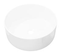 Vidaxl Basin Round Ceramic White 40X15 Cm