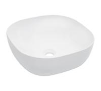 vidaXL Wash Basin 42.5x42.5x14.5cm Ceramic White Bathroom Washroom Bowl Sink