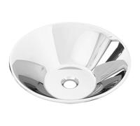 vidaXL Wash Basin 42x14cm Ceramic Silver Bathroom Washroom Sink Bowl Unit