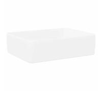 Wash Basin Countertop Home Wash Sink Cloakroom Basin Ceramic Rectangle vidaXL