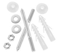 Wash Basin Fixing Kit Bolts and Washer Set 10x120mm Silver