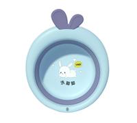 Wash Basin Foldable PP Cartoon Bath Tub Bowl Sink | basin saves space after use for bathing washing faces feet and hands