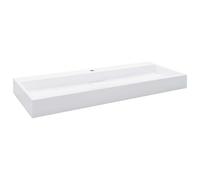 Wash Basin Mineral Cast/Marble Cast White Countertop Sink Multi Sizes vidaXL