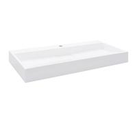 Wash Basin Mineral Cast/Marble Cast White Countertop Sink Multi Sizes vidaXL