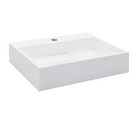 Wash Basin Mineral Cast/Marble Cast White Countertop Sink Multi Sizes vidaXL