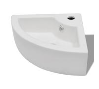 Wash Basin with Overflow 45x32x12.5cm Ceramic Sink Unit Multi Colours vidaXL