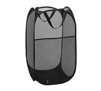 Wash Basket Laundry Hamper Large Capacity Wear Resistant Breathable Reinforced Handle Good Load-bearing Item Storage Nylon Folding Type Dirty Laundry Cabinet