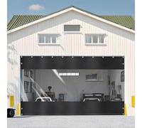 Wash Bay Curtains,Heavy Duty 0.5mm Clear Vinyl Outdoor Curtain, Waterproof Tarp with Grommets for Pergola, Balcony, Garage, Warehouse Enclosure (1.5x3m)