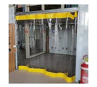 Wash Bay Curtains,Waterproof Outdoor Vinyl Curtain - UV & Weather Resistant Clear Panel Tarp for Pergola, Porch, Gazebo - 100% Transparent, 2.8x2.2m (9.2x7.2ft)