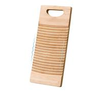 Wash Board Hand Washing Clothes - Small Wood Scrub Board, Laundry Cleaning Tool | Wavy Pattern Design, Efficient Hand Washer, Clothes Washing Scrubber, Wooden Laundry Flatbelly, Compact Hand Wash Boa