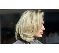 Wash Cut and Blow Dry and Half Head Highlights