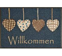 Wash + Dry Cottage Hearts 052173 Doormat 50 x 75 cm
