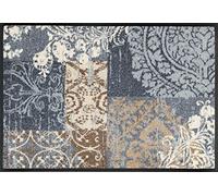 wash + dry Door Mat, Polyester, Grey, 50 x 75 cm | Washable inside and outside