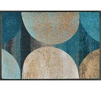 Wash + Dry Door Mat, Top: 100% Polyamide, blau, 50 x 75