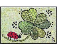 Wash+Dry Doormat Glück auf Allen Wegen 40 x 60 cm, washable inside and outside