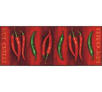 Wash+Dry Doormat Hot Chili 60x180 cm multicoloured