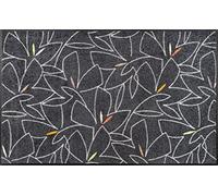 wash+dry Linostre Door Mat 75 x 120 cm Grey Inside and Outside Washable