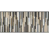 Wash+Dry Mikado Stripes Door Mat, 60 x 140 cm, Washable for Indoor and Outdoor Use