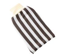 Wash Gloves Bath For Peeling SPA Exfoliating Shower Brush Washcloth Body Cleaning Scrubber Mitt Rub Back Towel for Shower, Spa, Massage(Coffee)