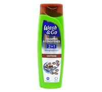 Wash & Go 2-in-1 Caffeine Shampoo & Conditioner - 180ml