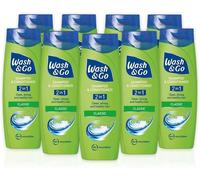 Wash & Go 2 in 1 Classic Shampoo and Conditioner x 9 bottles UK #1 New Free Post