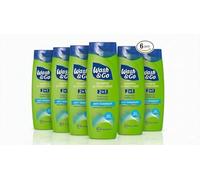 Wash & Go Anti-dandruff 2 in 1 Shampoo & Conditioner, For All Hair Types, Bulk Pack x 6 bottles