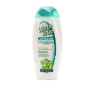 Wash & Go Shower Shampoo Hair & Body Water Mint 250ml