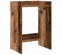 Wash Machine Cabinet with Storage Engineered wood Laundry Unit Wood vidaXL