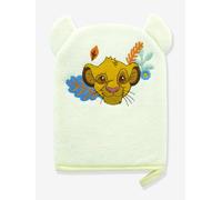 Wash Mitt with Fun Simba Head Embroidery by Disney® pastel yellow