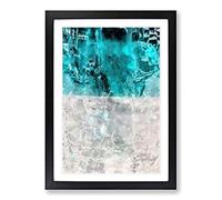 Wash Over Me in Abstract Framed Print | A2 Black Framed Wall Art | Ready to Hang | Abstract Fantasy Picture | Living Room Bedroom Lounge Office