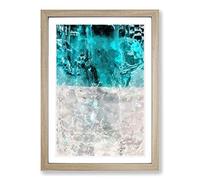 Wash Over Me in Abstract Framed Print | A2 Oak Framed Wall Art | Ready to Hang | Abstract Fantasy Picture | Living Room Bedroom Lounge Office