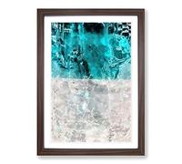 Wash Over Me in Abstract Framed Print | A2 Walnut Framed Wall Art | Ready to Hang | Abstract Fantasy Picture | Living Room Bedroom Lounge Office