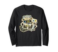 WASH PAN Ready Watercolor Urban Sketching Walk Long Sleeve T-Shirt
