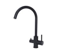 Wash Water WRO3000 Reverse Osmosis Unit - 3000lpd - 3in1 Kitchen Tap - Matt Black Finish: Matt Black
