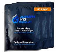 Wash Yo Self Body Wipes - Individually Packaged Disposable Wet Wipes for Kids and Adults - 40 pack