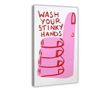 Wash Your Stinky Hands Canvas Poster Bedroom Decor Landscape Office Room Decor Gift 24x36inch(60x90cm)