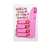 Wash Your Stinky Hands Canvas Poster Wall Art Decor Print Picture Paintings for Living Room Bedroom Decoration 12x18inch(30x45cm)
