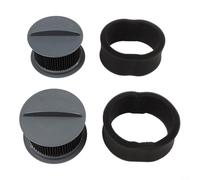 Washable 2 Pack Vacuum Filter Set Compatible with For Bissell For PowerForce for Helix Turbo Bagless Models 68C71 2140 68C7U 68C7V 68C7W