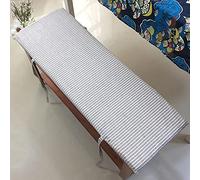 Washable 2cm Thick Soft Bench Cushion for 2-4 Seater Kitchen Dining Chair Long Seat Pad for Indoor Outdoor Garden Patio 180x40cm Brown