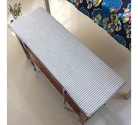 Washable 2cm Thinch Cush Pad for 2-4 Seater Dining Chairs Soft Indoor/Outdoor Garden Swing Seat Mat 60x30cm Blue - t & Sle for Your Patio!
