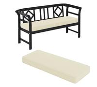 Washable 3cm Thick Linen Bench Cush with Non Slip Bottom Detive Seat Pad for Garden Terrace Indoor ill Entryway 150x50cm