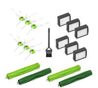 Washable Accessories/Fit For iRobot Roomba i7 i 7 Roombai7 Plus + E5 E6 E 5 6 Robot Vacuum Cleaner Centre Main Roll brush Filter Sweeping Robot Set (Color : Whole Set 16 Pcs)