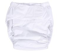 Washable Adults Diapers - Adult Washable Nappies Adjustable Incontinent Care Cloth Diaper, Breathable Nappy Pants Reusable Diaper Pants Elderly Cloth Diaper(White)