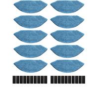 Washable and Reusable Mop Pads Accessories Compatible for Ecovacs U2 Series U2 Pro Dgn22 D-Dm25-2017 Vacuum Cleaner Robot Set of 20, LLHJUNUK