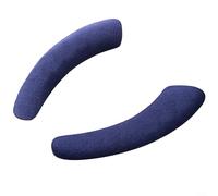 Washable and Reusable Soft Plush Toilet For Seat Pad Warmer, Bathroom Cover Mat with Easy Adhesion Sticker, Compatible with Most Toilet For Seats (navy blue)