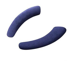 Washable and Reusable Soft Plush Toilet For Seat Pad Warmer, Bathroom Cover Mat with Easy Adhesion Sticker, Compatible with Most Toilet For Seats (navy blue)